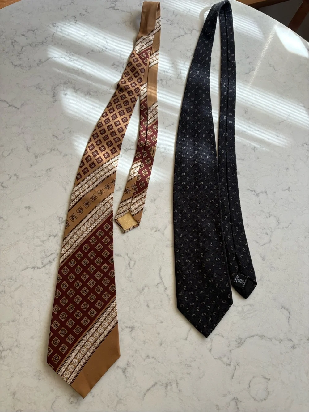 Yves Saint Laurent silk tie